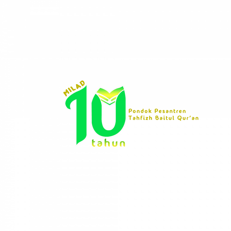 logo milad 10 tahun bq